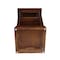 International Concepts Rectangle Hampton Accent Table with Shelves, 16 W, 16 L, 26 in H, Wood, Espresso OT581-70A - alternate 6